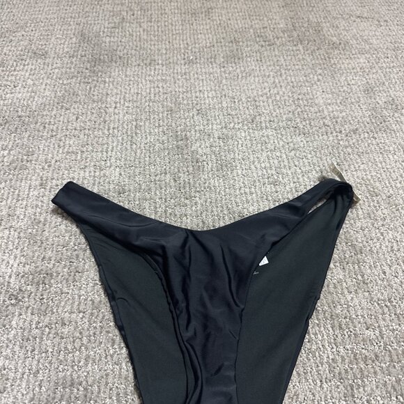Aerie Swimsuit Bottoms Cheekiest Black Women’s Size Medium NWT - Picture 8 of 10
